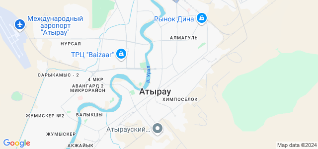 Дина базар атырау карта