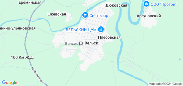 Гугл карта вельск