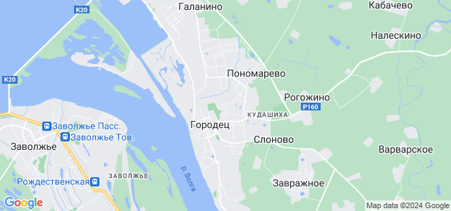 Гугл карта городец