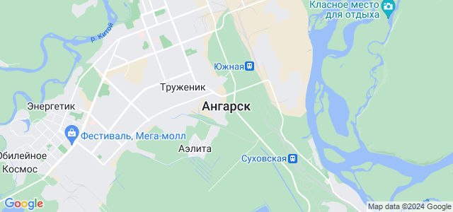 Карта ангарска