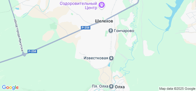 Карта шелехов иркутская область