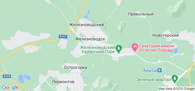 Рп5 железноводск ставропольский. Карта Железноводска с санаториями.