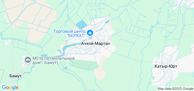 Карта ачхой мартан спутник