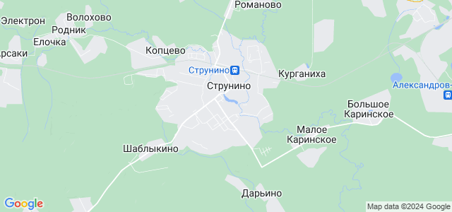 Владимирская обл Струнино на карте. Струнино карта города. Струнино вид сверху.