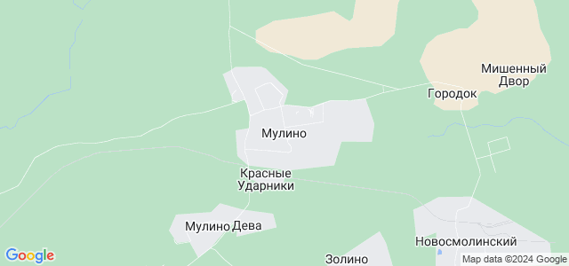 Карта осадков мулино