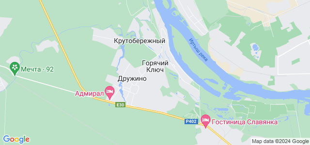 Горячий ключ омск карта