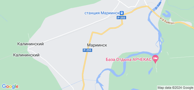 Карта мариинска