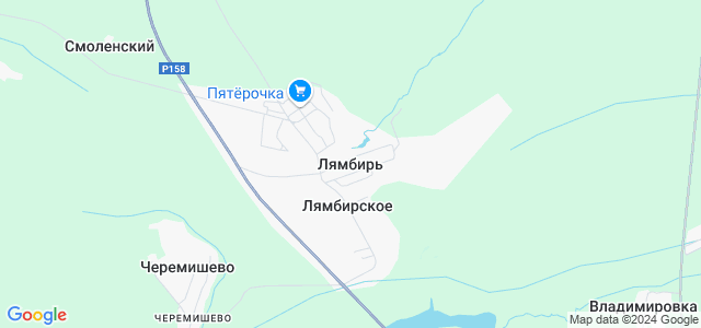 Карта лямбирь мордовия