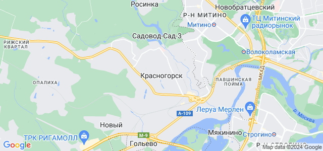 Гугл карта красногорск