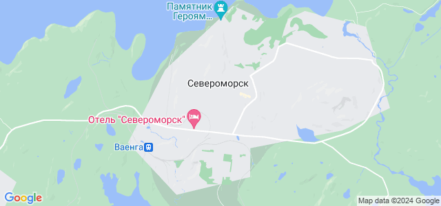 Карта североморска мурманской области