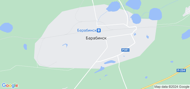 Карта город барабинск