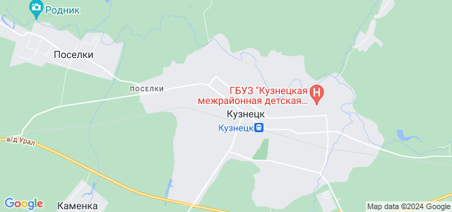 Кузнецк 12 карта