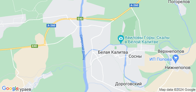 Погода белая калитва карта