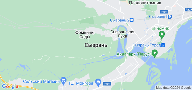 Карта google сызрань