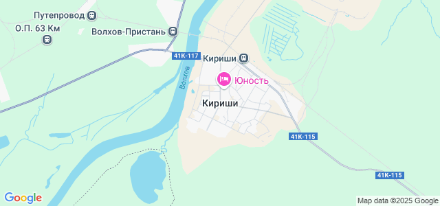 Новые кириши ленинградская область карта