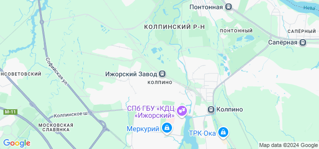 Погода в колпино карта