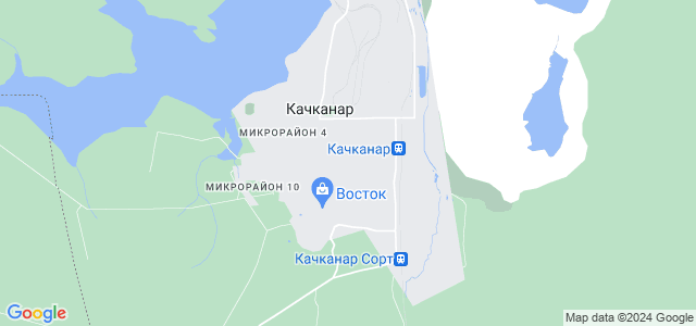 Карта города качканар