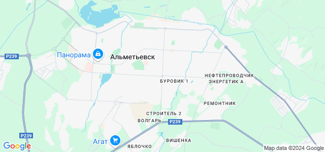 Карта альметьевск агропоселок