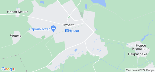 Карта нурлата города