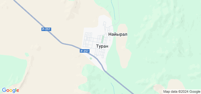 Туран карта тыва