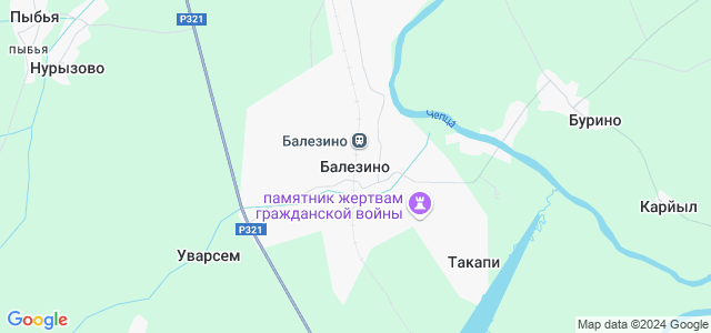 П балезино карта