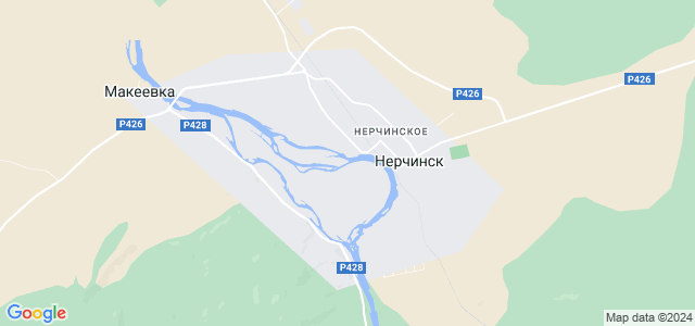 Нерчинск на карте Забайкальского края. Нерчинск на карте.