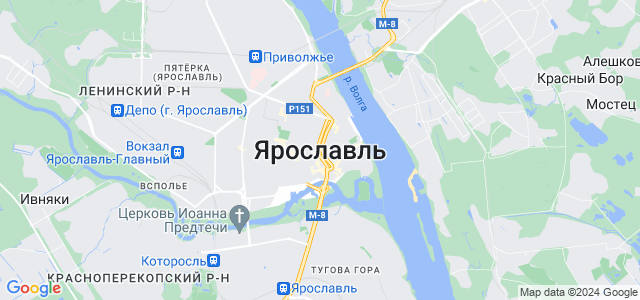 Карта осадок ярославль