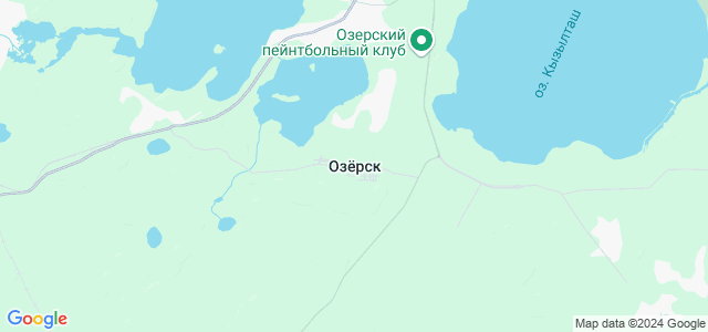 Озерск карта