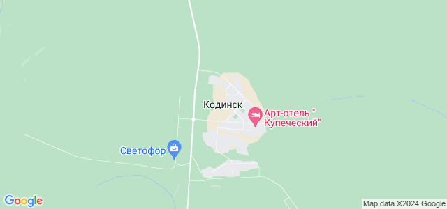 Карта кодинск