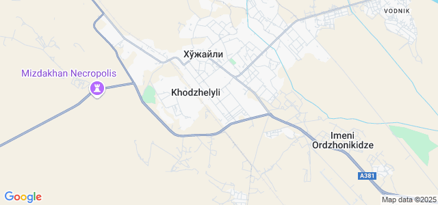 Карта ходжейли спутник