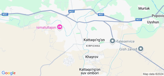 Город каттакурган карта