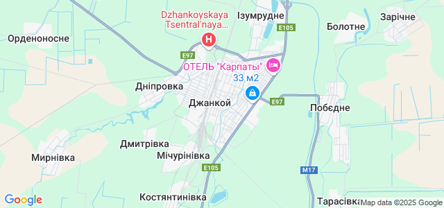 Карта джанкой изумрудное
