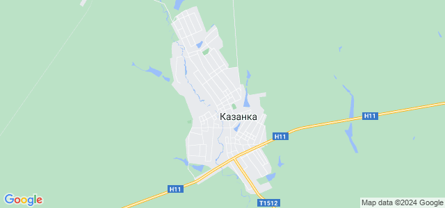 Казанка карта