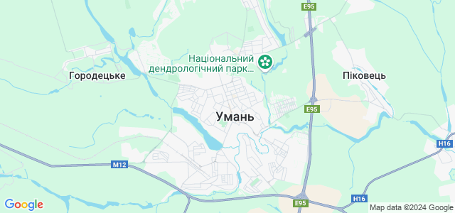 Умань карта города с улицами