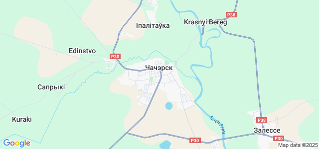 Карта чечерска гомель