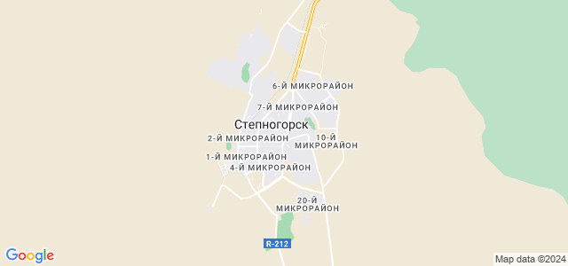 Гугл карта степногорск