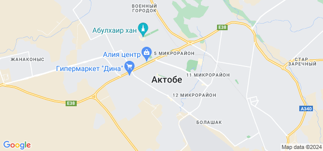 Онлайн карта актобе