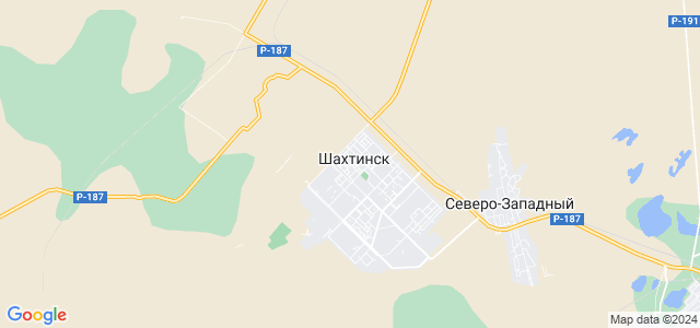 Карта города шахтинска