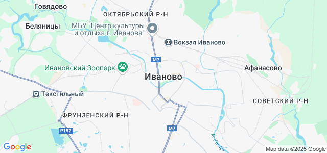 Карта иваново пушкино