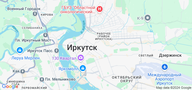 Челябинск иркутск карта