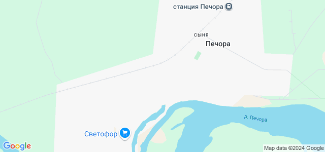 Печора карта гугл