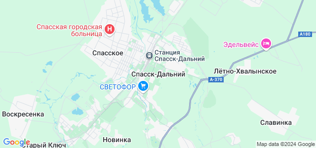 Гугл карта спасск дальний