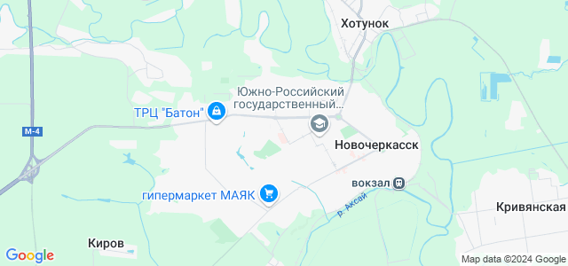 Карта осадков новочеркасск