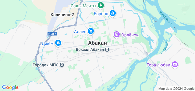 Абакан заводская 3 карта